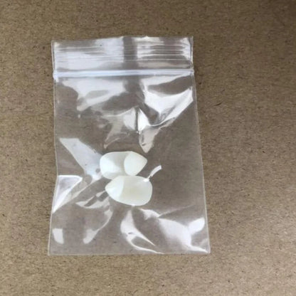 1 Pair Vampire Teeth Fangs Dentures Props Halloween Costume Props False Teeth Solid Glue Denture Adhesive Halloween Party Decor